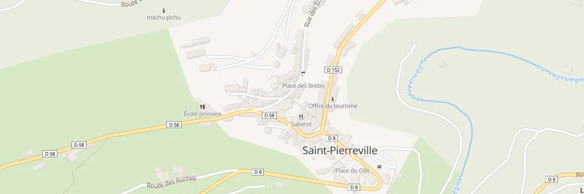 Plan du 5030 Le Bourg à Saint-Pierreville