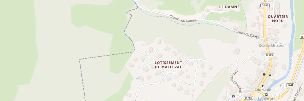 Plan du 548 Che du Maquis à Lamure-sur-Azergues