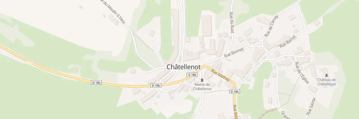 Plan du 1 Rue de la Garenne à Châtellenot