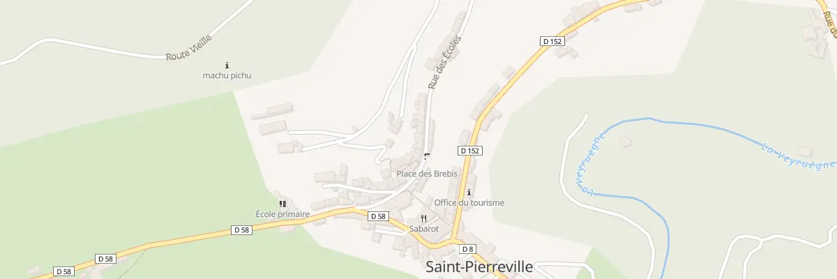 Plan du 5051 Le Bourg à Saint-Pierreville