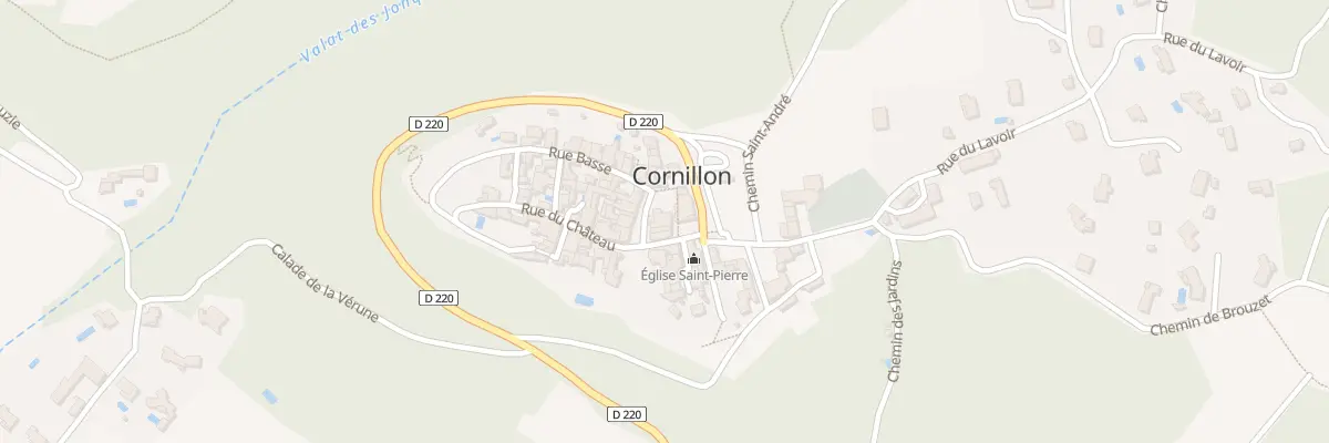 Plan du 5138 Le Village à Cornillon