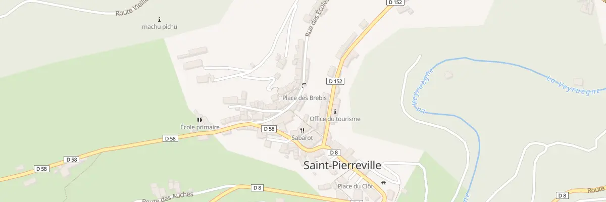 Plan du 5032 Le Bourg à Saint-Pierreville