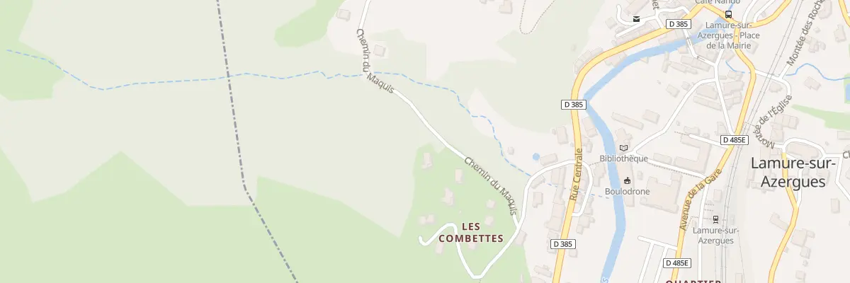 Plan du 127 Che du Maquis à Lamure-sur-Azergues