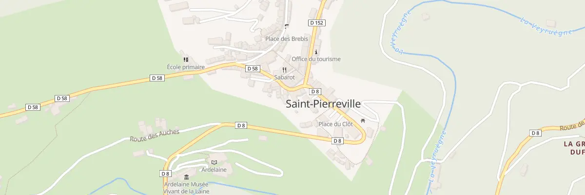 Plan du 5127 Le Bourg à Saint-Pierreville