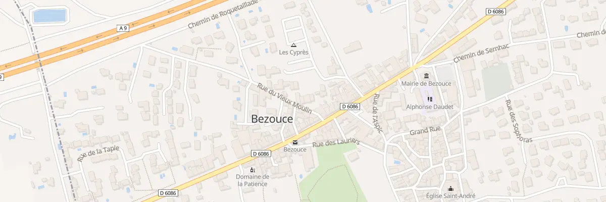 Plan du 4B Rue du vieux moulin à Bezouce