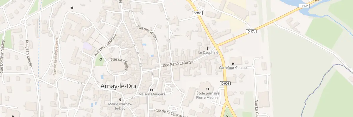 Plan du 11 Rue René Laforge à Arnay-le-Duc