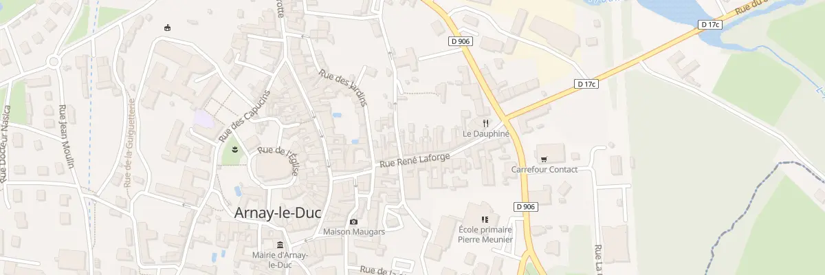 Plan du 13 Rue René Laforge à Arnay-le-Duc