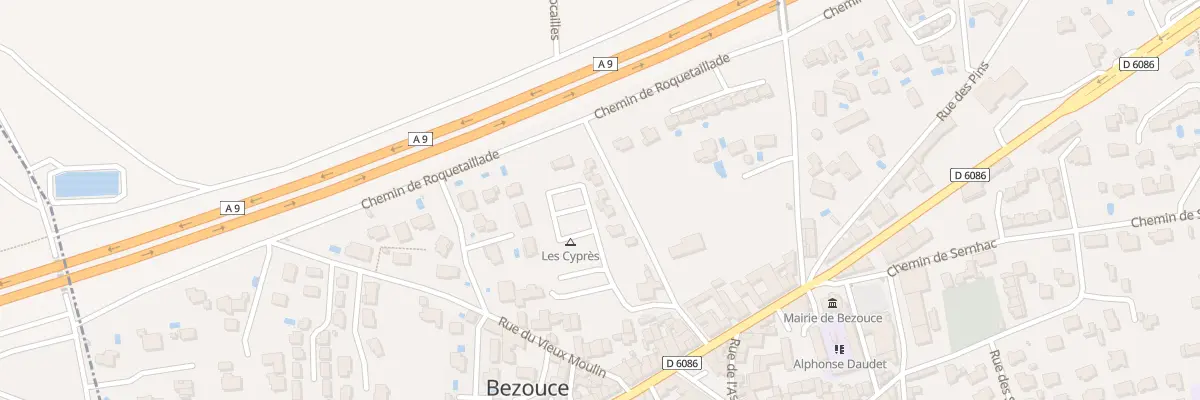 Plan du 9B Rue de la bastide à Bezouce