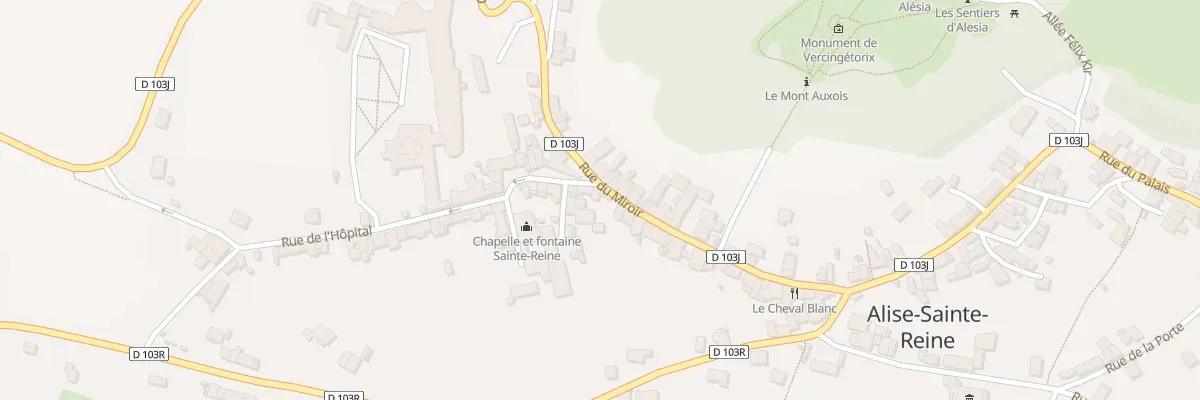 Plan du 1 Rue de l’Hopital à Alise-Sainte-Reine