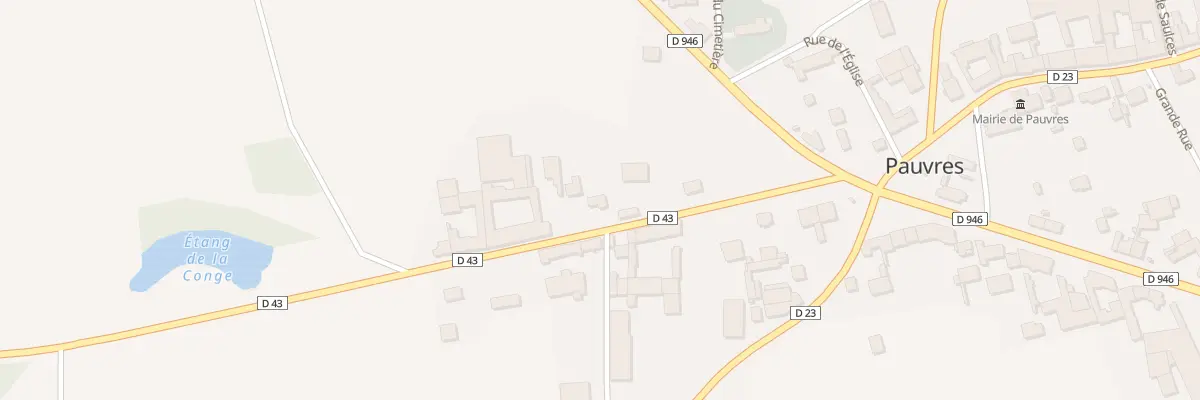 Plan du 8 Rte de Juniville à Pauvres