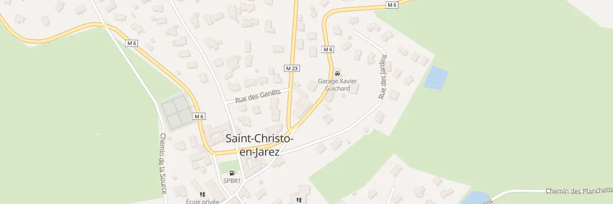 Plan du 45 Rte de la Combe à Saint-Christo-en-Jarez