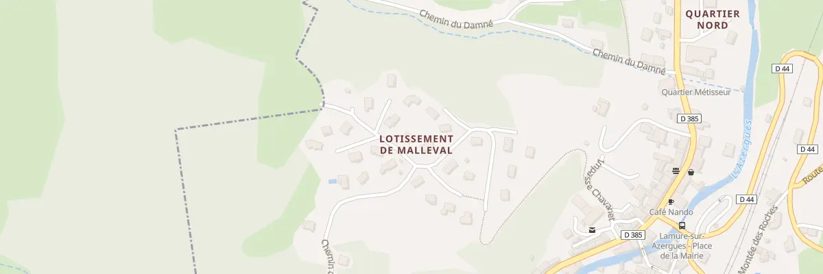 Plan du 488 Che du Maquis à Lamure-sur-Azergues