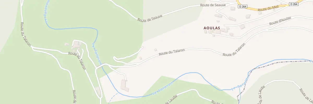 Plan du 5052 Aoulas à Saint-Barthélemy-le-Meil