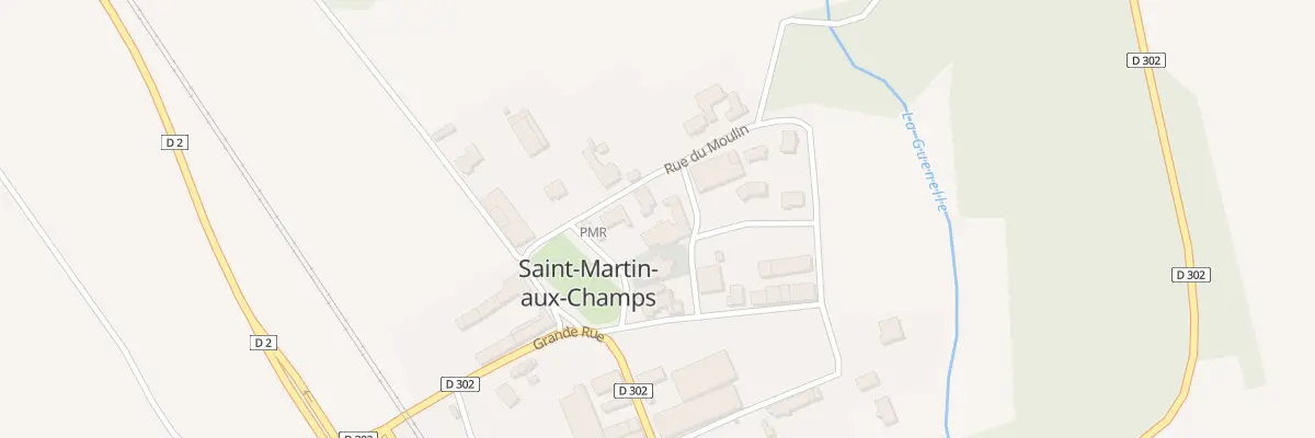 Plan du 3 Rue du Moulin à Saint-Martin-aux-Champs