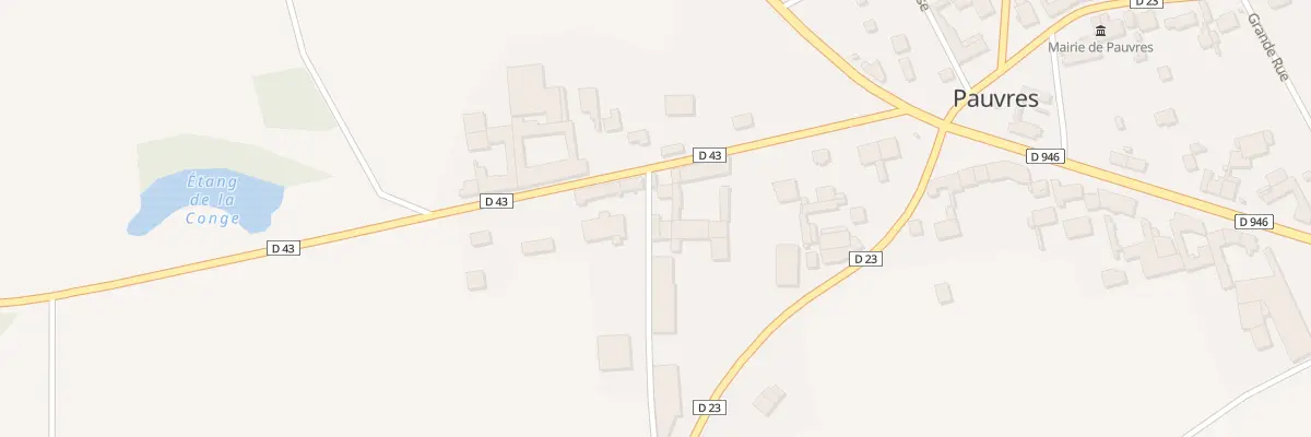 Plan du 17 Rte de Juniville à Pauvres