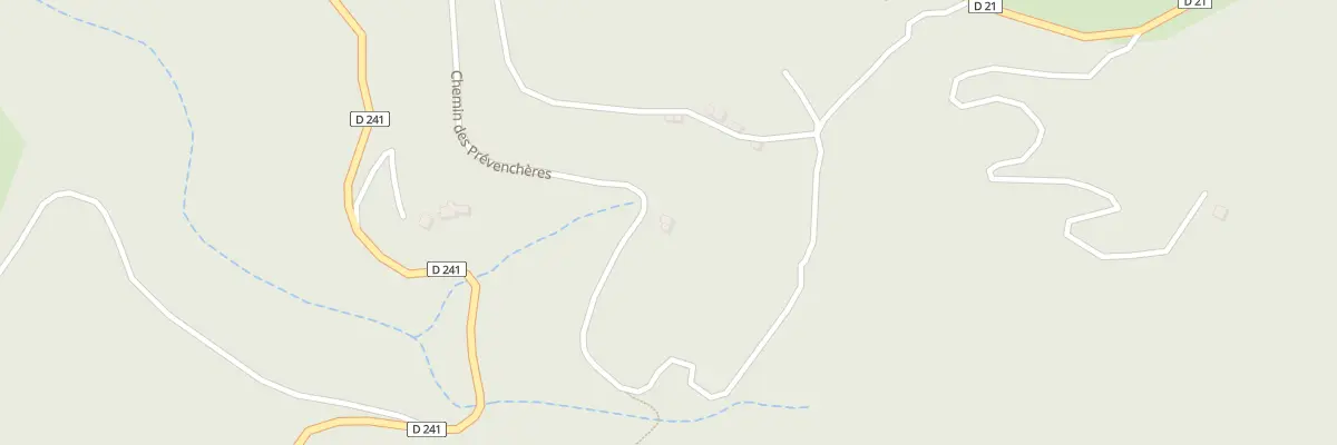 Plan du 5097 Les Prevencheres à Belsentes
