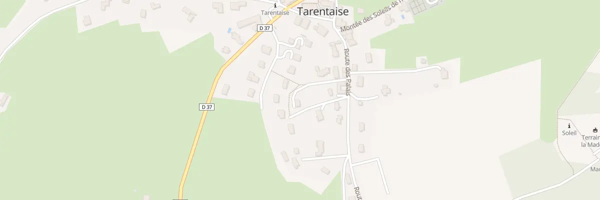 Plan du 150 Rte des Palais à Tarentaise