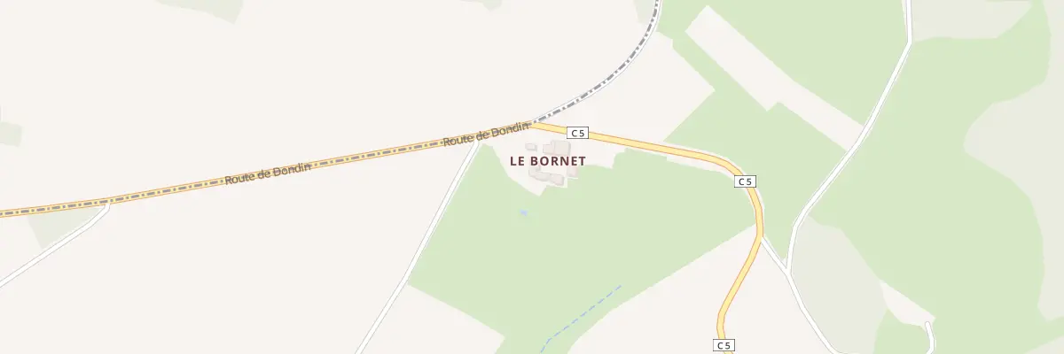 Plan du 5036 Bornet à Chiddes