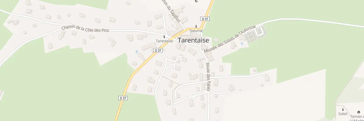 Plan du 1 Che de la Lumiere du Matin à Tarentaise