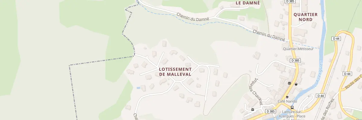 Plan du 33 Imp des Charmes à Lamure-sur-Azergues