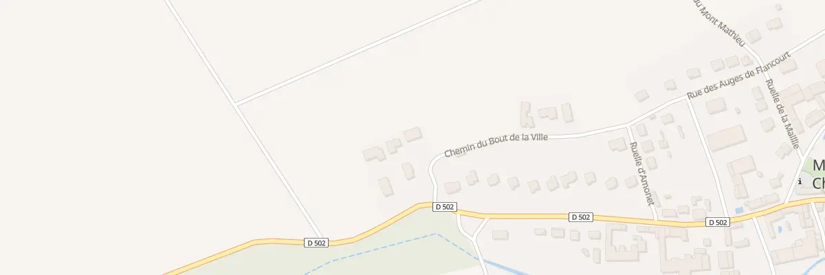 Plan du 20 Che du Bout de la Ville à Maisons-en-Champagne
