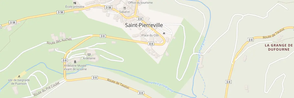 Plan du 5145 La Chareyre à Saint-Pierreville