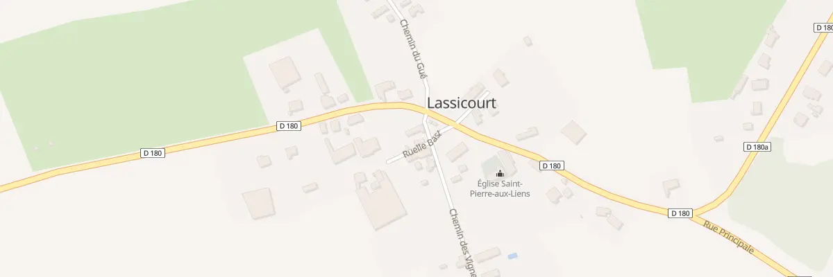 Plan du 2 Che des Vignes à Lassicourt