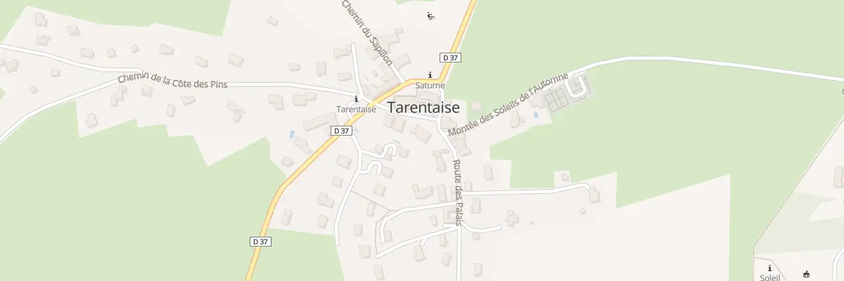 Plan du 10 Rue Charles Exbrayat à Tarentaise