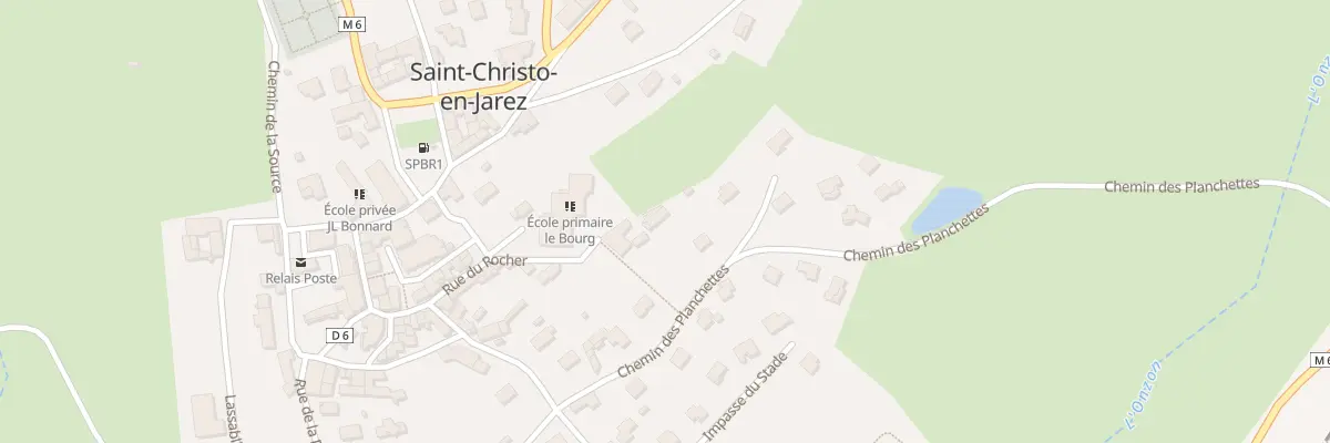 Plan du 9 Che des Planchettes à Saint-Christo-en-Jarez