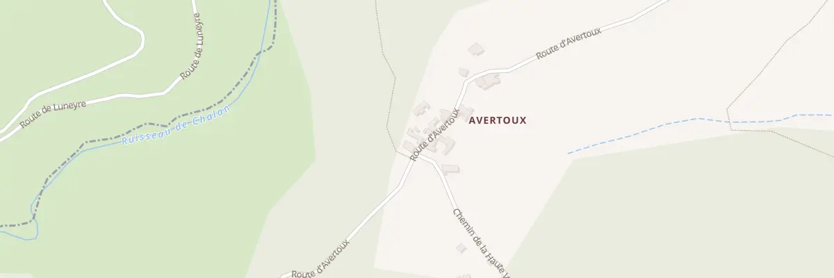 Plan du 5149 Avertoux à Beauvène