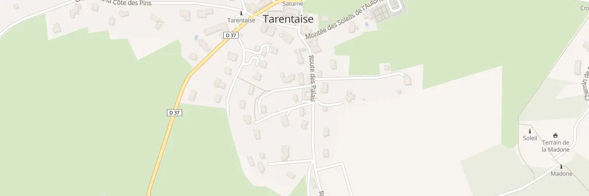 Plan du 178 Rte des Palais à Tarentaise