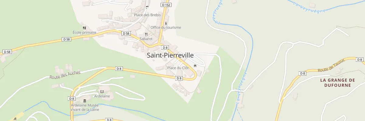 Plan du 5309 Le Bourg à Saint-Pierreville