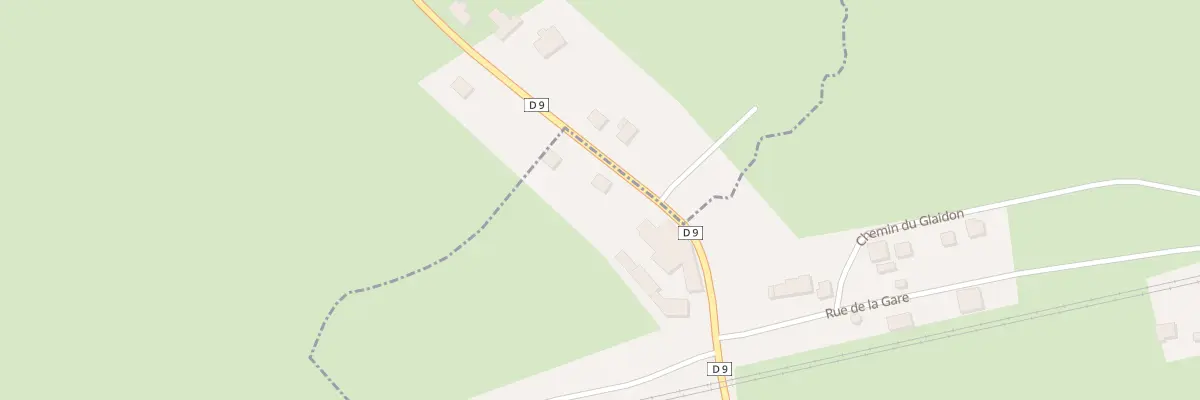 Plan du 161 Rte de l’Echelle à Rouvroy-sur-Audry