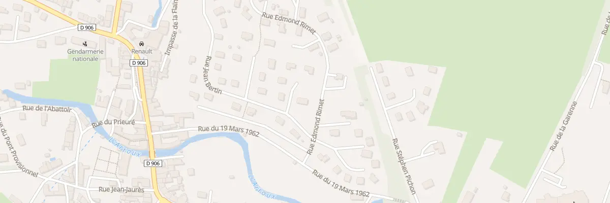 Plan du 2 Rue Jean Bertin à Arnay-le-Duc