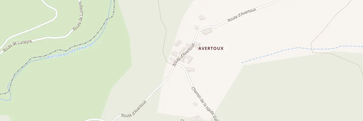 Plan du 5144 Avertoux à Beauvène