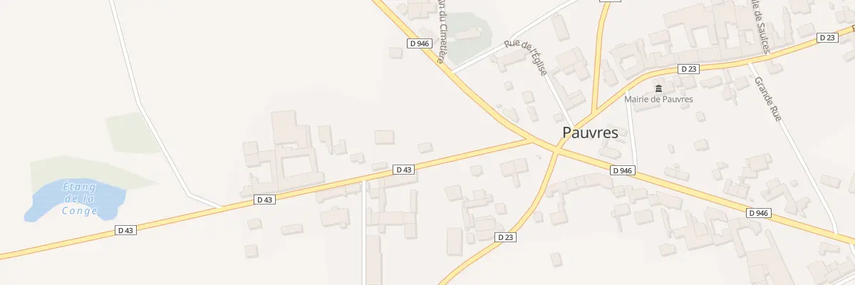 Plan du 2 Rte de Juniville à Pauvres
