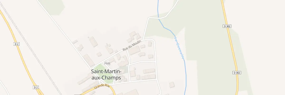 Plan du 7 Rue du Moulin à Saint-Martin-aux-Champs