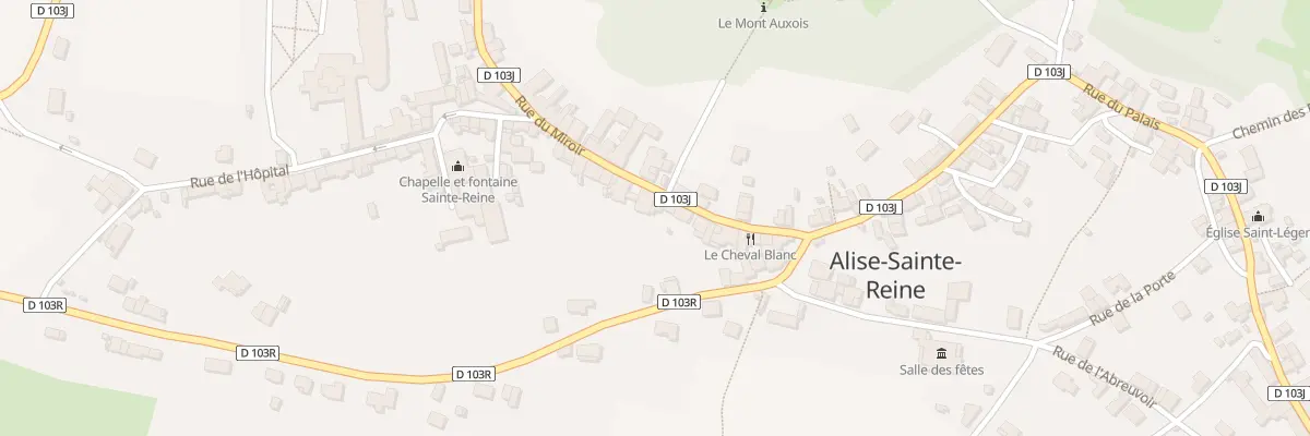 Plan du 21 Rue du Miroir à Alise-Sainte-Reine