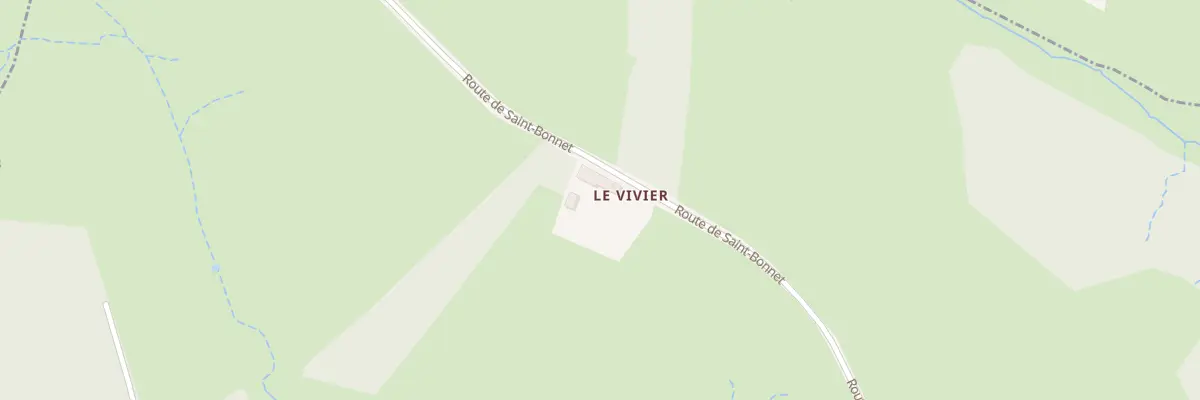 Plan du 5045 Au Vivier à Pressy-sous-Dondin