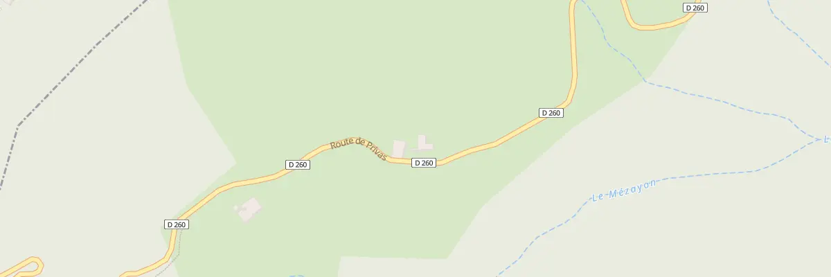 Plan du 5028 Fau à Pourchères