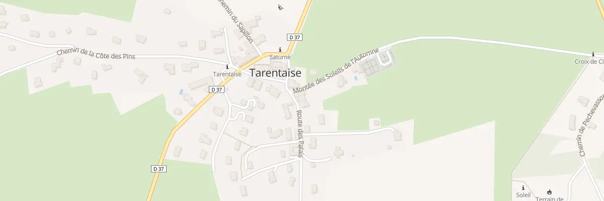 Plan du 81 Rte des Palais à Tarentaise