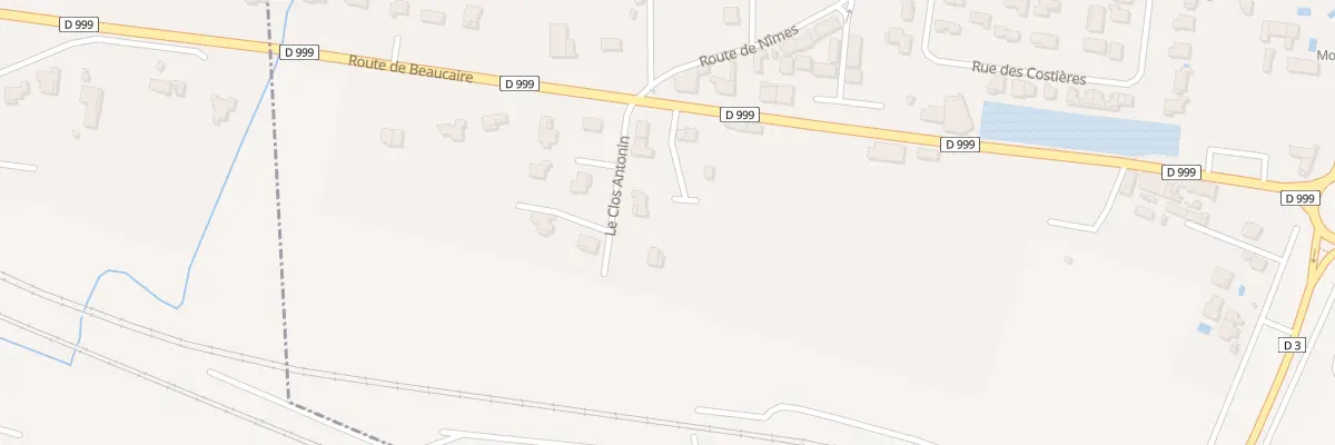 Plan du 326H Rte de Beaucaire à Redessan