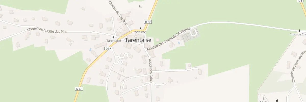 Plan du 30 Mte des Soleils-de-l’Automne à Tarentaise