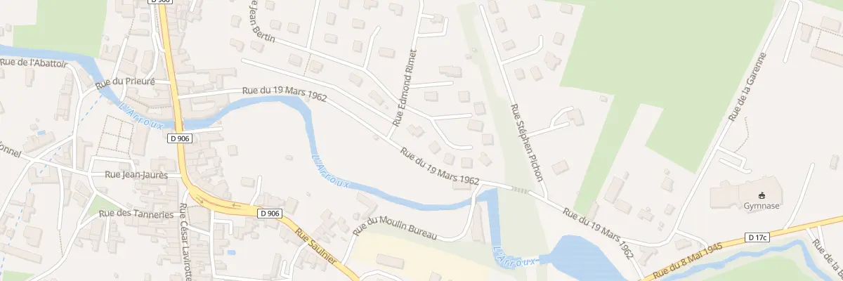 Plan du 2 Rue Francois Deroye à Arnay-le-Duc