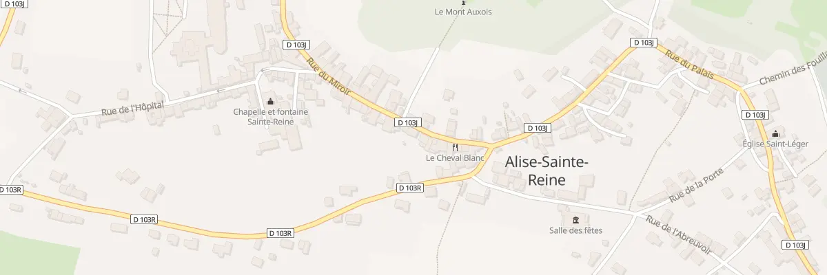 Plan du 17 Rue du Miroir à Alise-Sainte-Reine