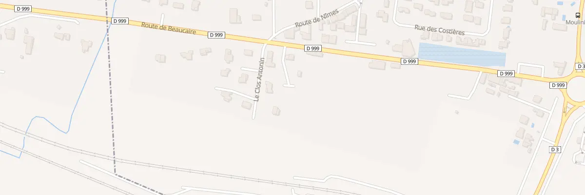 Plan du 326G Rte de Beaucaire à Redessan