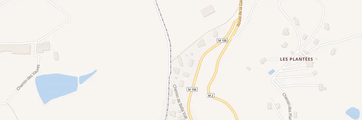 Plan du 198 Che de Belle Vue à Valfleury