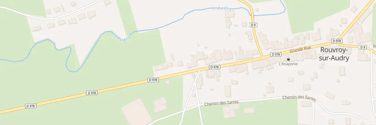 Plan du 378 Rue Grande Rue à Rouvroy-sur-Audry