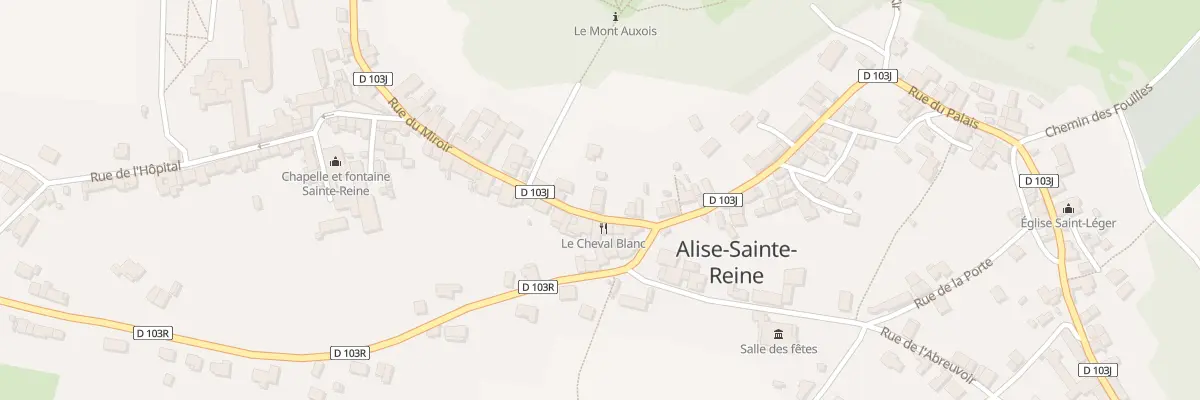 Plan du 6 Rue du Miroir à Alise-Sainte-Reine