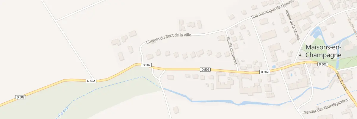 Plan du 30 Rue de Coole à Maisons-en-Champagne